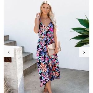 Vici Summer Rain high/low Maxi Dress
